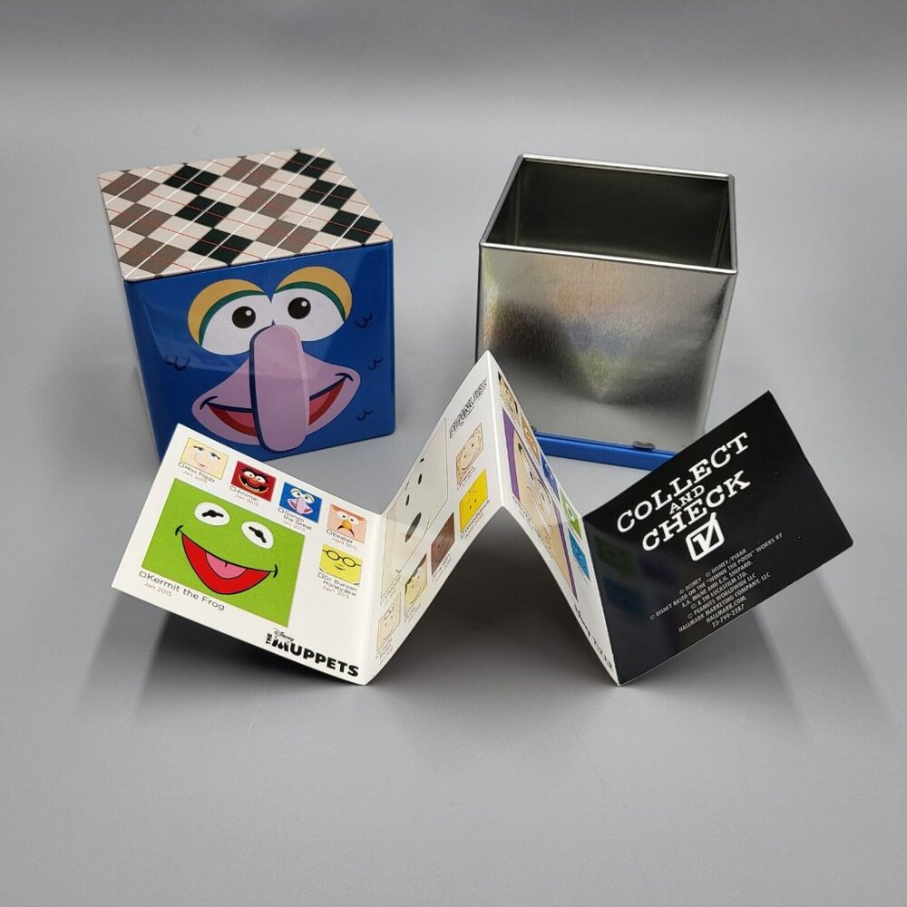 Muppets Gonzo Small Storage Container Cubeez Cube Hallmark Square Metal Tin 3"